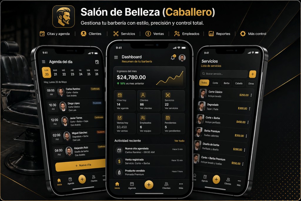 Salón de Belleza (Caballero)